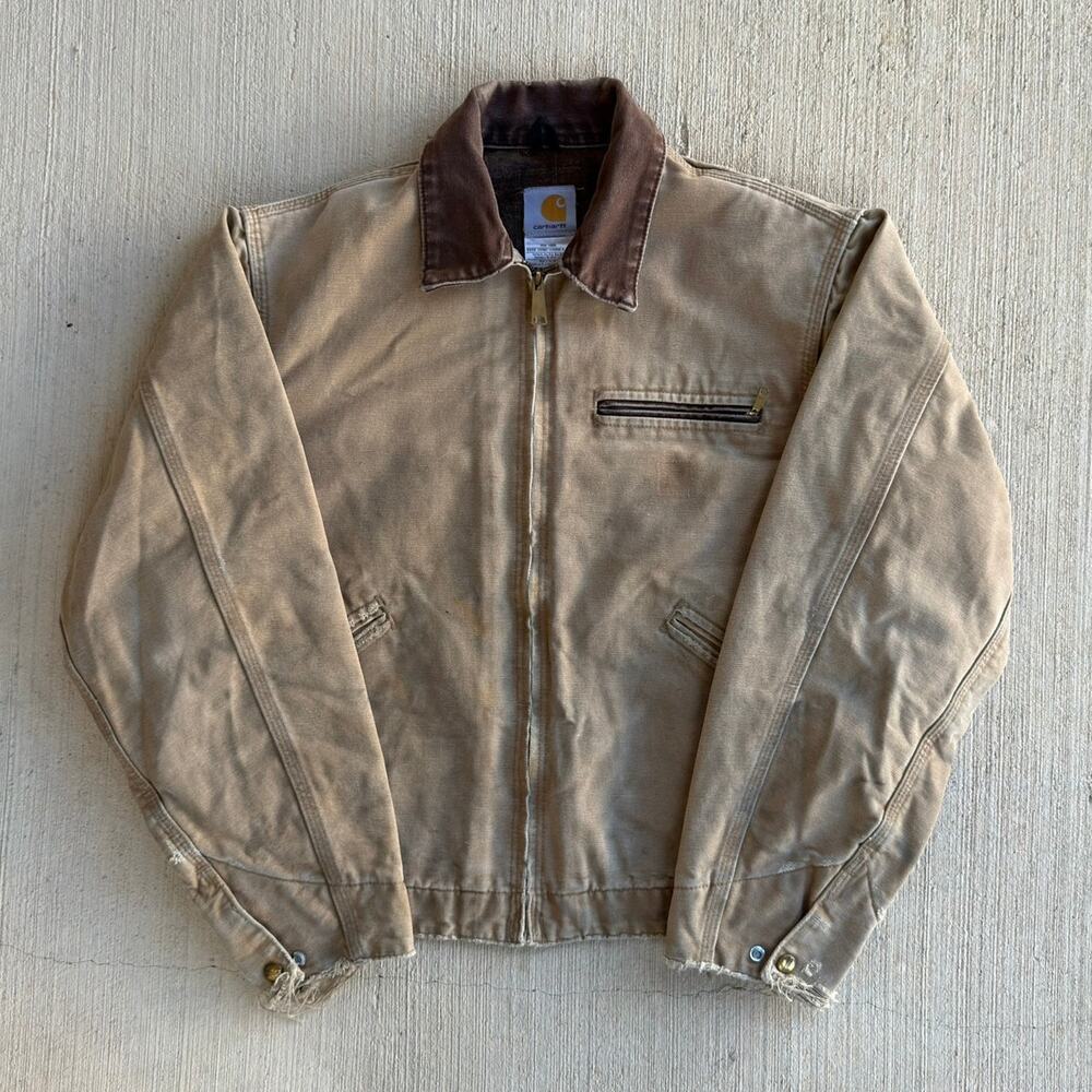 Carhartt J97 CML brown detroit work wear jacket